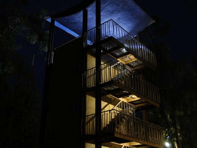 balcones y mirador noche