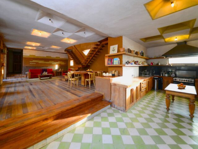 casa 2,la cocina el comedor y la sala estar